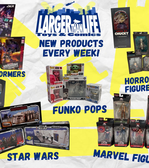 New Products JULY| Horror Figures, Funko Pops | Larger Than Life Toys and Comics