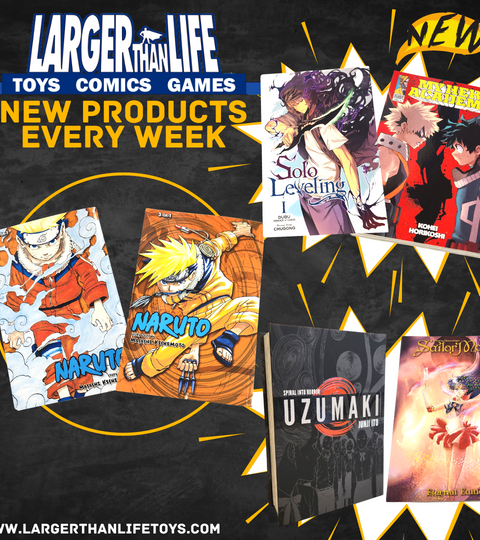 New Products September| Manga Novels, Funko Pops, Star Wars, Naruto, Chucky  | Larger Than Life Toys and Comics