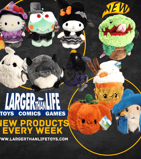 New Products September| Magic the Gathering Release: Dominaria, Pokemon: Lost Origin, Halloween Squishables and Loungefly | Larger Than Life Toys and Comics