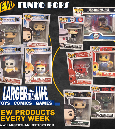New Products February| Funko Pops, Star Wars, Disney & Anime Statues, Squishable Plush | Larger Than Life Toys and Comics