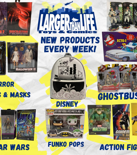 New Products August| Ghostbuster Figures, Horror Figures, Predator Figures, Star Wars | Larger Than Life Toys and Comics