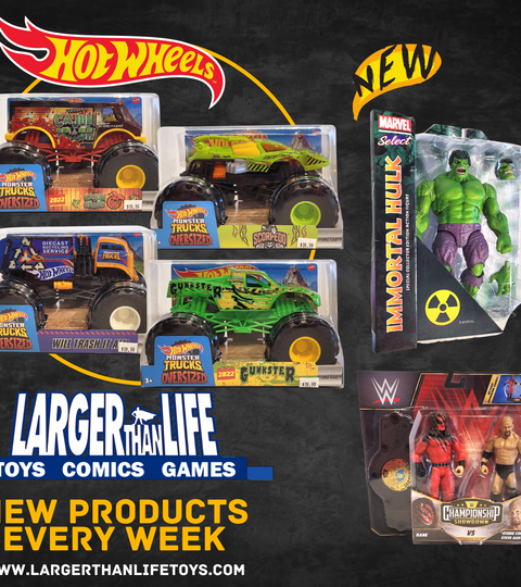New Products March| Hot Wheels Alien It Horror Figures Teenage Mutant Ninja Turtles | Larger Than Life Toys and Comics