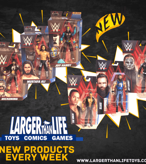 New Products March| WWE Figures Anime Statues Funko Starwars Loungefly Batman   | Larger Than Life Toys and Comics